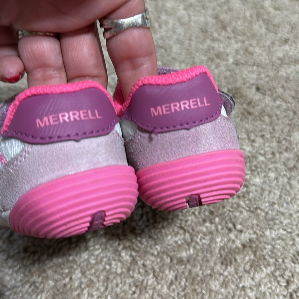 Merrell Bare Steps A83 Little Girls Size 4  Sneakers - Picture 4 of 6